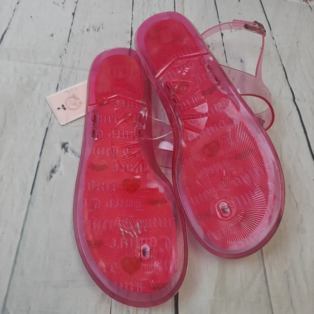 Juicy Couture T-strap jelly sandals